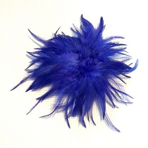 Purple Feather Hair Fascinator
